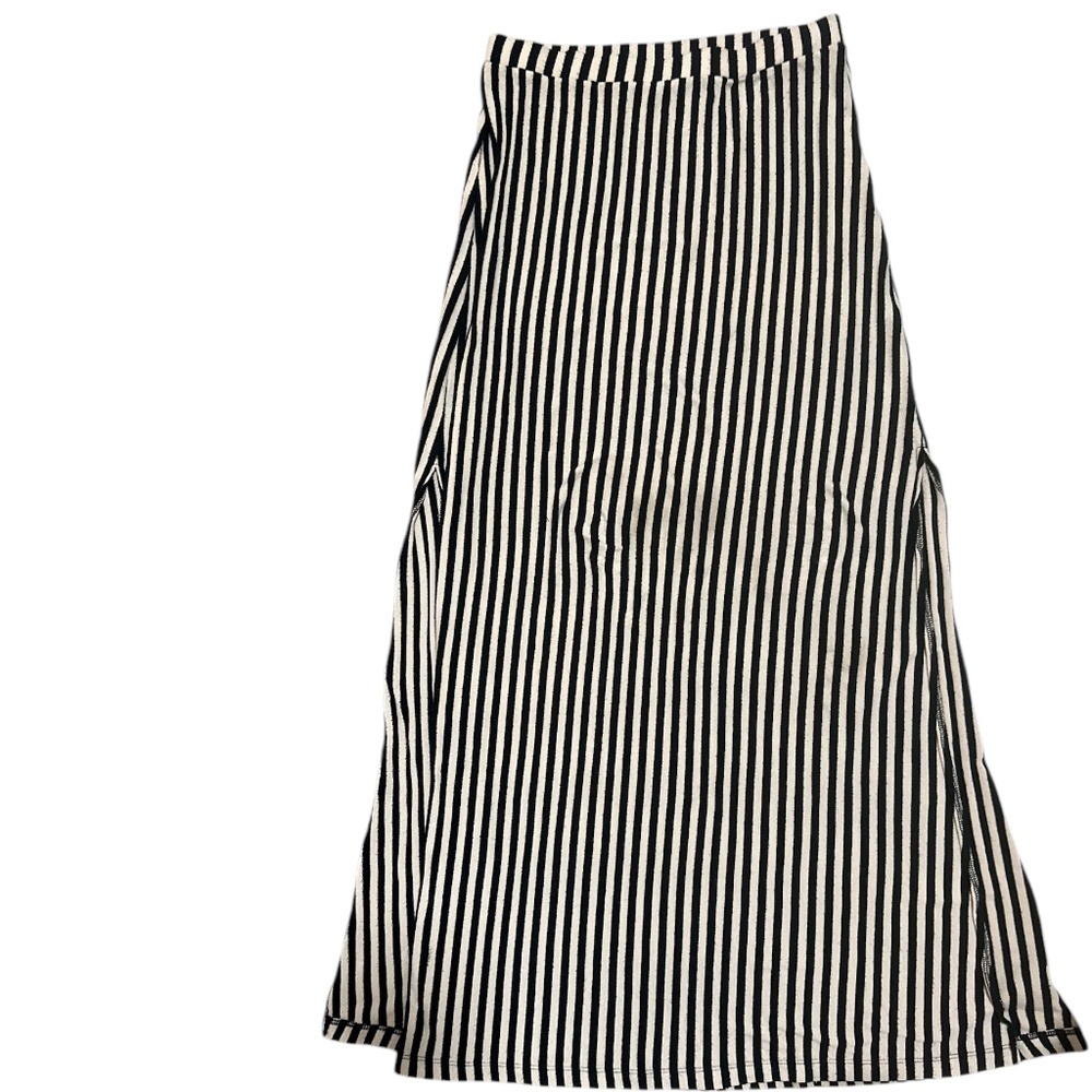 Charlotte Russe Maxi Stripe Skirt Sz M